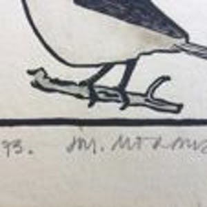 Niet of onleesbaar gesigneerd - Mesange Hupee - kuifmees kopen? Bied vanaf 10!