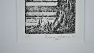 Henry Jelsma - Eik voor een huis - A.P. ets - met opdracht kopen? Bied vanaf 30!