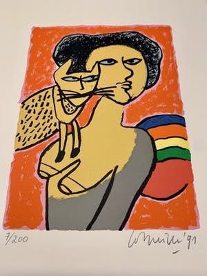 Corneille - Quatre petites scenes d'ete (Portfolio met 4 zeefdrukken) kopen? Bied vanaf 475!