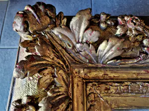 Niet of onleesbaar gesigneerd - Kapitale 19e eeuwse (of ouder) goudvergulde lijst - 110 x 90cm kopen? Bied vanaf 1!