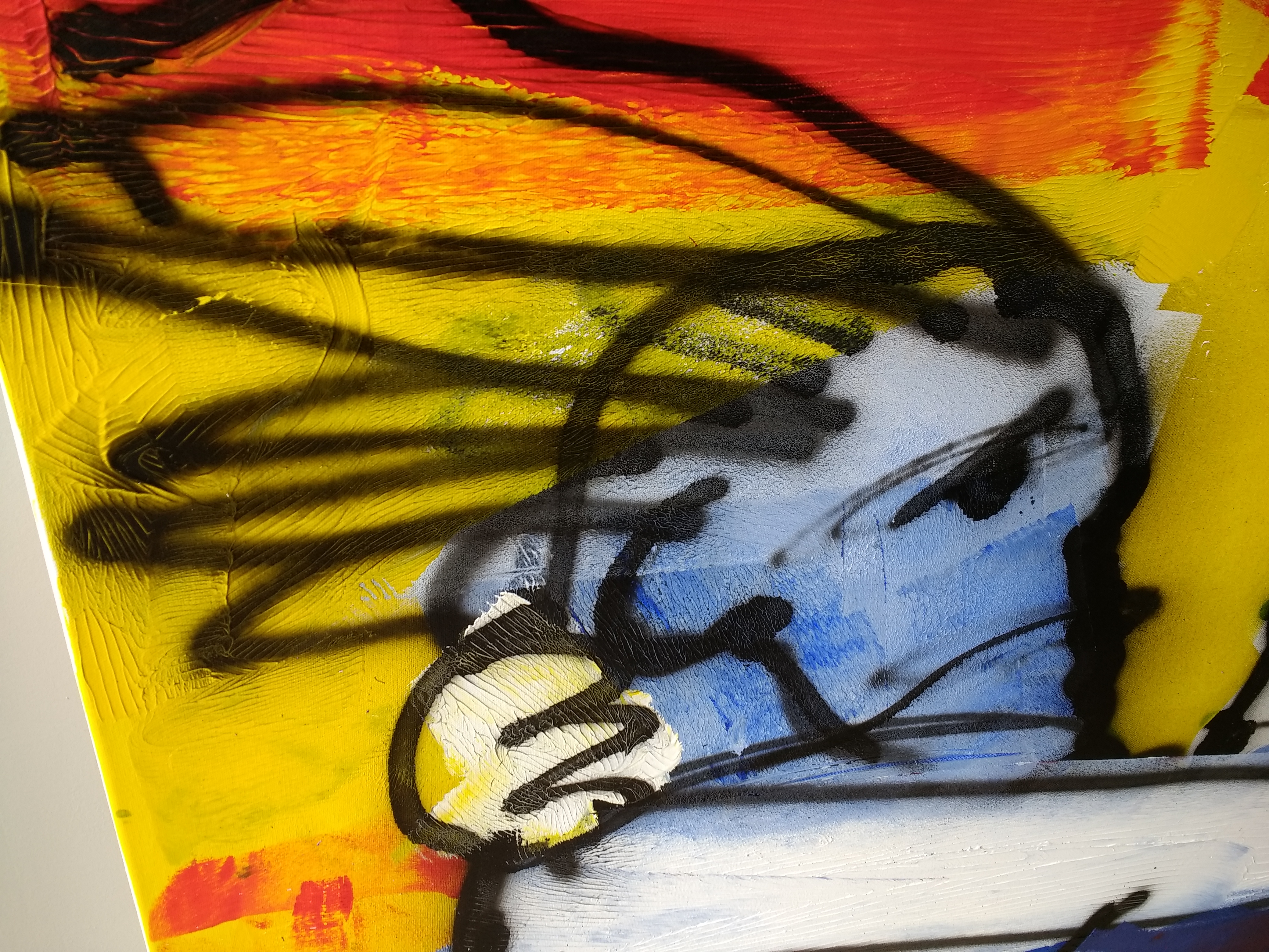 Herman Brood - Zeer groot schilderij 170 x 150 cm , Kook van jou, gesigneerd en gedateerd '95 kopen? Bied vanaf 4500!