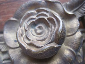 Brons (Onbekend) - Floraal bronzen ornament kopen? Bied vanaf 20!