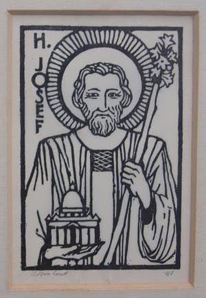 Joop Stierhout - Kerstlitho's kopen? Bied vanaf 25!