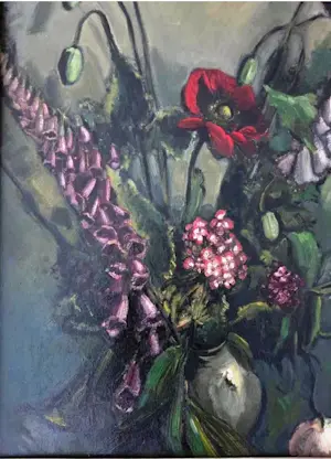 Dirk Filarski - Veldbloemen in een vaas ~1930 kopen? Bied vanaf 1100!