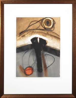 Erik Bersou - Kleurenets, Ce qui nous fait - Ingelijst verkocht voor € 50!