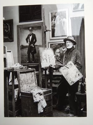 Jo Bokma - Jo Bokma, Portret Kees van Dongen in Parijs, ca. 1949 kopen? Bied vanaf 75!
