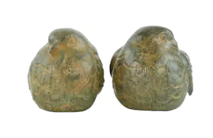 Pierre Chenet - Set van twee bronzen vogeltjes kopen? Bied vanaf 1!