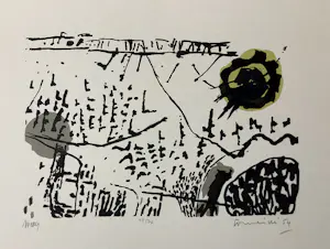 Corneille - Sans Titre (2 items, zeefdruk en studie) kopen? Bied vanaf 285!