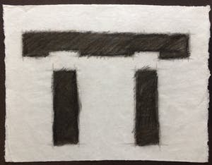 Arie de Groot - Houtskool op papier. kopen? Bied vanaf 125!