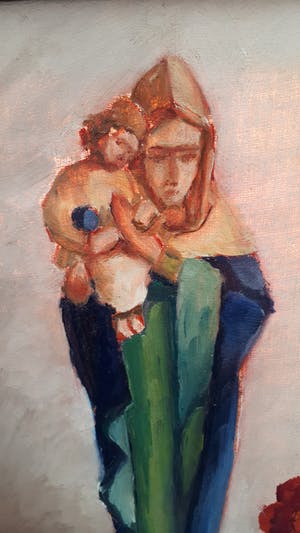 Jan van Riel - Stilleven met mariabeeld kopen? Bied vanaf 35!