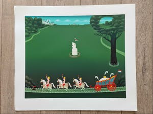 Willem Westbroek - (1918 - 1998) Landschap met koets kopen? Bied vanaf 50!