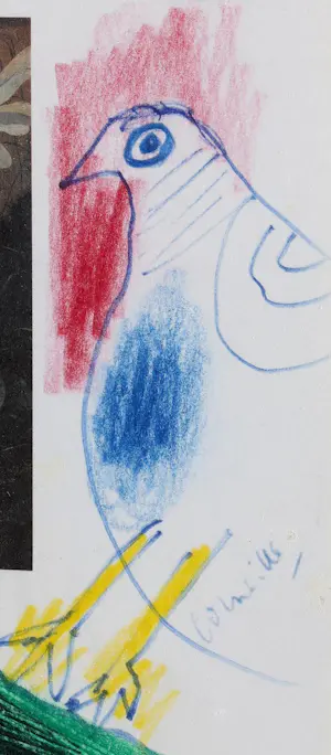 Corneille - Ingelijste gemengde techniek: KLM official Airline of EURO 2000 (nette lijst) kopen? Bied vanaf 895!