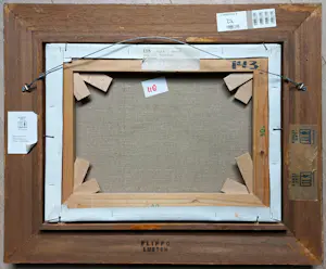 Toon Hermans - Dorp in de nacht, olieverf op doek (zeer mooi ingelijst) kopen? Bied vanaf 1695!