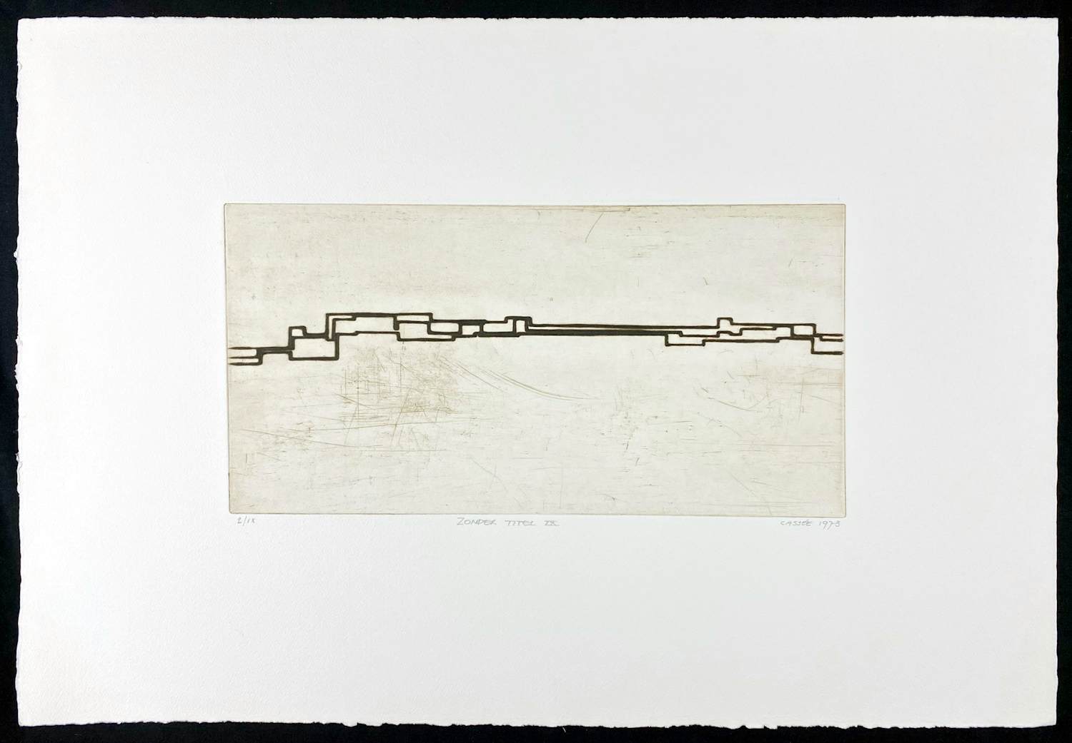Dick Cassee - Zonder titel IX verkocht voor € 225!