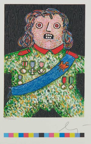 Enrico Baj - Litho en reliëfdruk, De kleine generaal kopen? Bied vanaf 40!