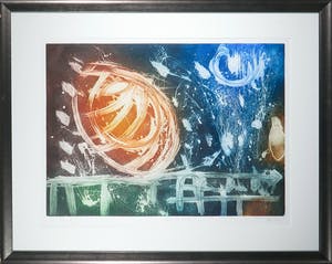 Ad Arma - Kleurenets, Appearing Sounds I - Ingelijst (Groot) kopen? Bied vanaf 100!