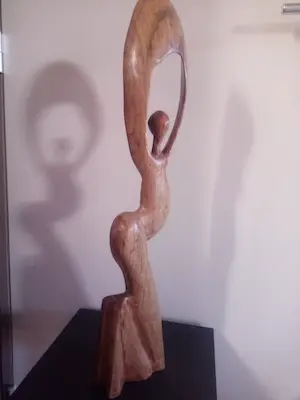 Niet of onleesbaar gesigneerd - Afrikaanse beeld kopen? Bied vanaf 1!