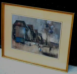 Jan Rijlaarsdam - Ingelijste aquarel: Nijmegen - 1950 kaufen? Bieten Sie von 375!