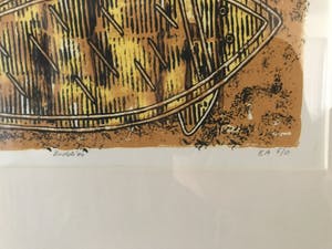 Ans van Dijk - Buddies - Zeefdruk, E.A.-exemplaar - Ingelijst kopen? Bied vanaf 1!