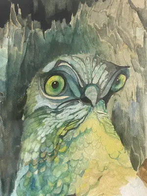 Ineke Watzema-Andriesse - Uil met jong en prooi kopen? Bied vanaf 75!