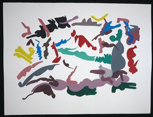 Henri Plaat - Gouache, Zonder titel (Groot) kopen? Bied vanaf 80!