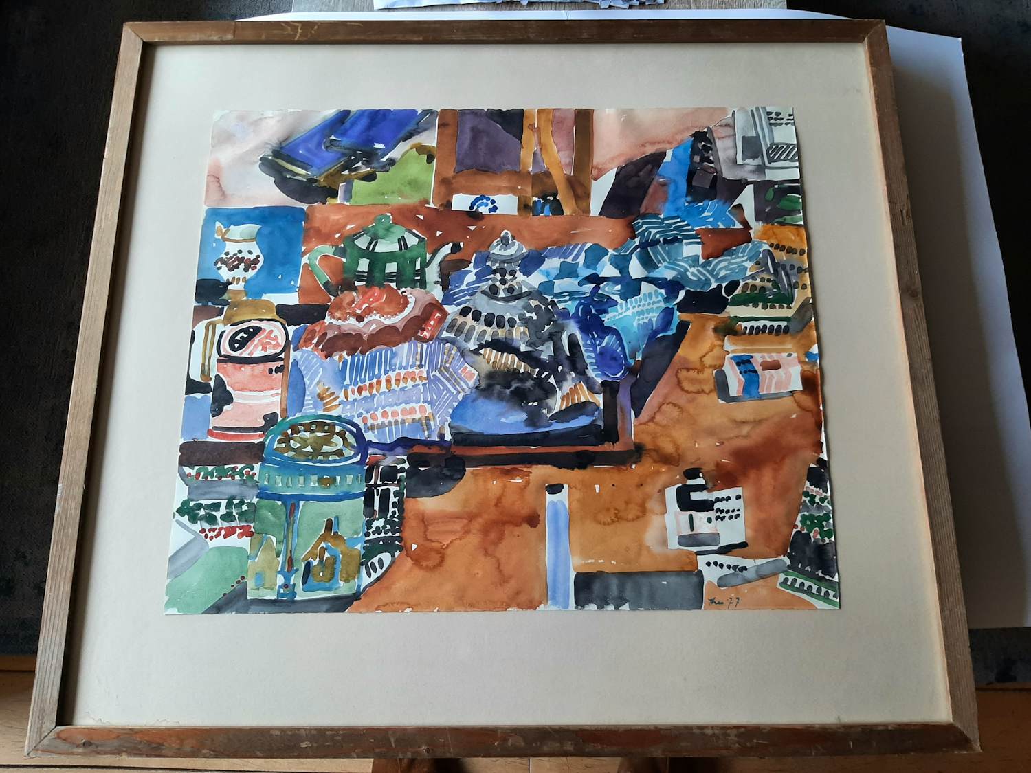 Theo Elfrink - Aquarel, zonder titel. kopen? Bied vanaf 40!