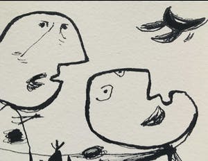 Corneille - Zeer fraaie zeefdruk kopen? Bied vanaf 185!