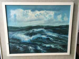 Lambertus de Jong - Ruige zee verkocht voor € 160!