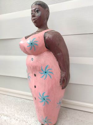 Dogon - Beeld van Afrikaanse Vrouw, vermoedelijk Ivoorkust: Agoulaba, Baoulé (?) kopen? Bied vanaf 1!