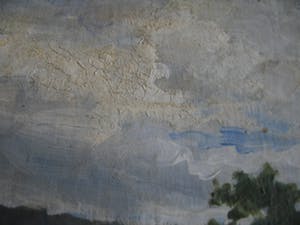 Froukje Wartena - Dorpsgezicht met Kerk en Landschap kopen? Bied vanaf 100!