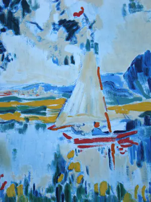 Buy Maurice de Vlaminck - Voile sur le lac - 1973 - Kleuren lithografie? Bid from 80!