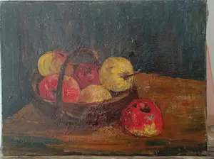 Jacques Méchin - Stilleven met appels kopen? Bied vanaf 40!