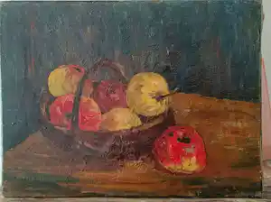 AcheterJacques Méchin - Stilleven met appels? Enchérissez de 40!