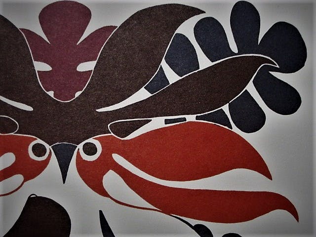 Kenojuak Ashevak - Bijzondere Canada Inuit Kunst ! gesigneerde Litho  kopen? Bied vanaf 1!