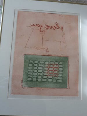 Jan Montyn - Kleuren ets, zonder titel. Oplage 20/14 kopen? Bied vanaf 80!