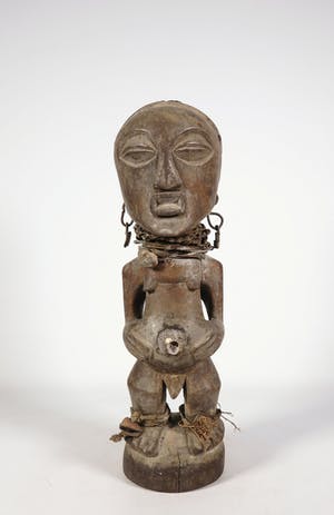 Songye - Hout en ijzer, Fetisj sculptuur kopen? Bied vanaf 1!