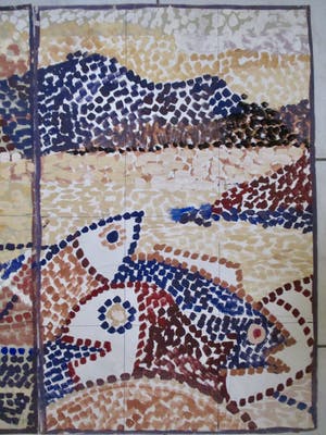 Jan Bernard Meinen - Schilderij op papier Vissersboot kopen? Bied vanaf 75!