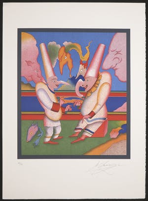 Mikhail Chemiakin - Litho, Zonder titel kopen? Bied vanaf 1!