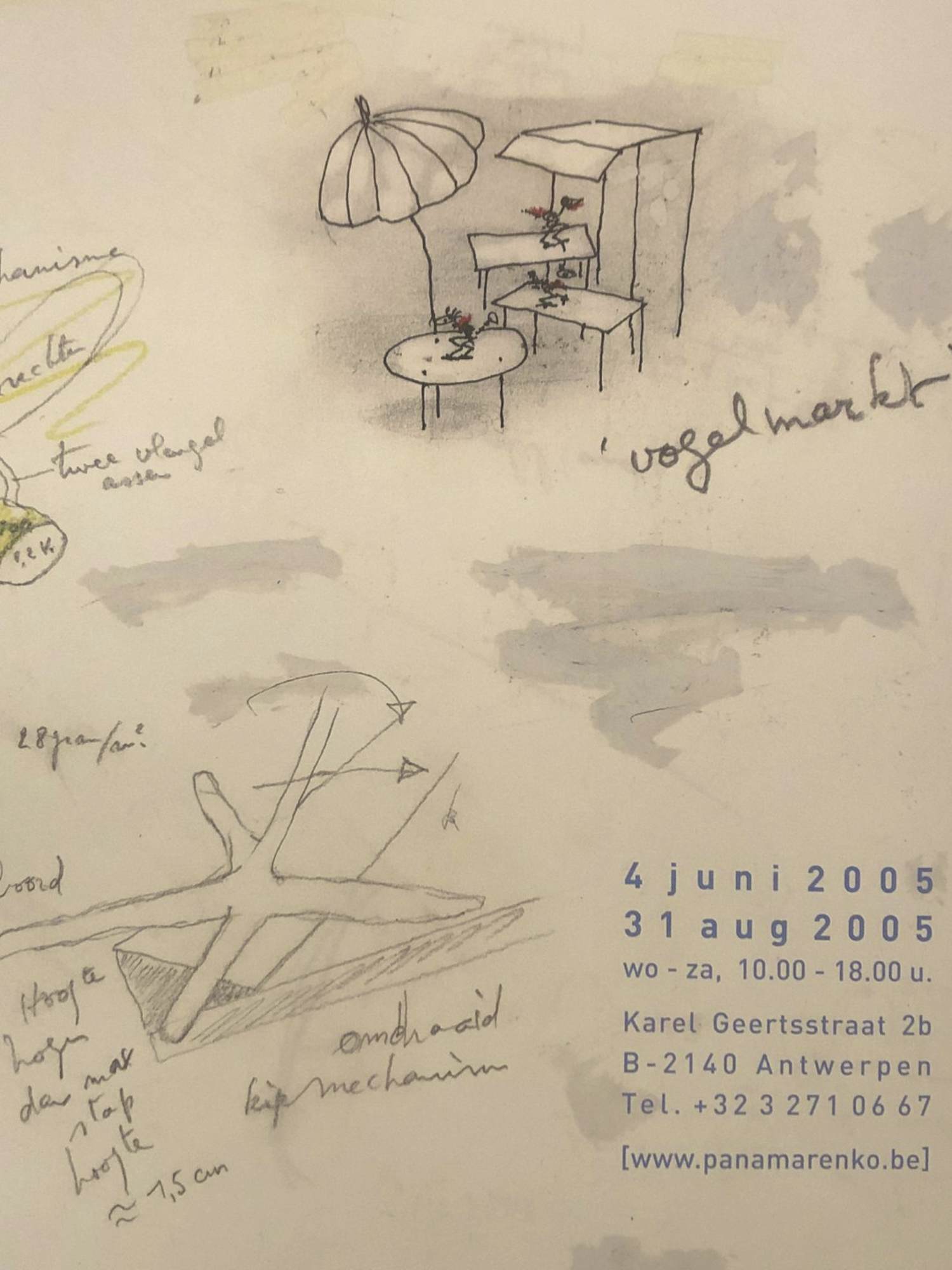 Panamarenko - Vogelmarkt verkocht voor € 95!