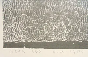 Sees Vlag - "schelp en schaal met dennenappels'. kopen? Bied vanaf 95!