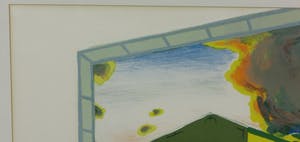 Roger Raveel - Zeefdruk, Onweder - Ingelijst kopen? Bied vanaf 400!