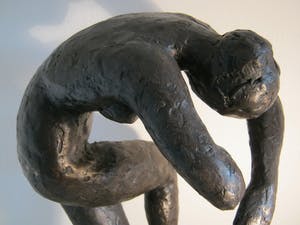 Brons (Onbekend) - Zeer zwaar brons sculptuur van een naakte ballerina kopen? Bied vanaf 300!