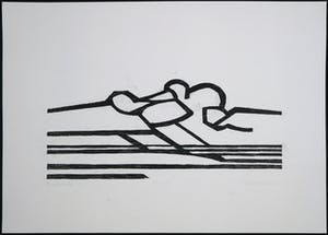 Paul Overhaus - Houtsnede op papier, N02 - 84 kopen? Bied vanaf 1!