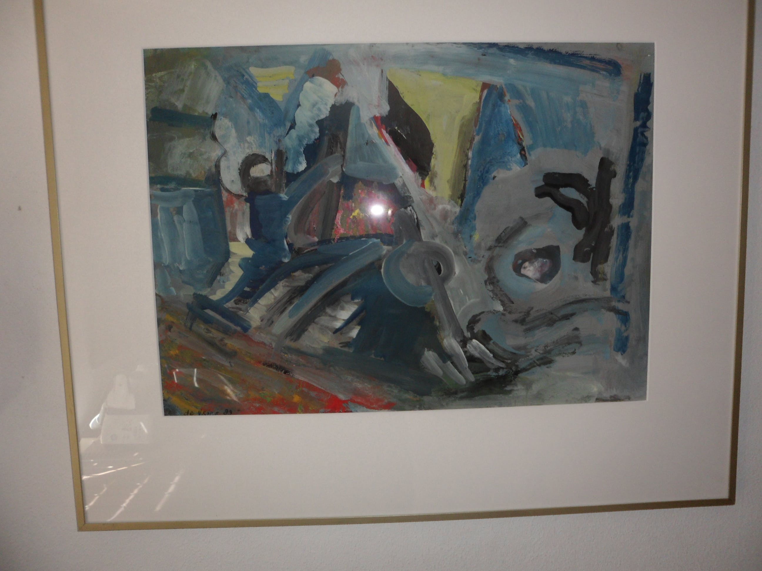 Wendela de Vries - Olieverf op doek , Abstract kopen? Bied vanaf 30!