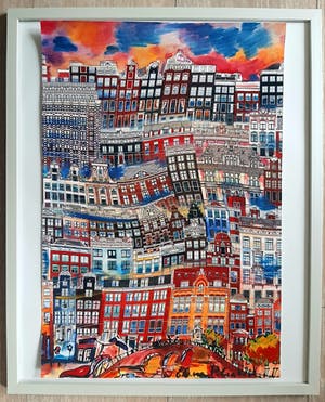 Elena Polyakova - Vrolijk Amsterdam kopen? Bied vanaf 65!