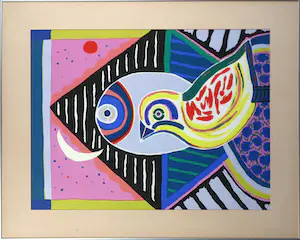 Stanco Skiczuk - Zeefdruk, Lente of voorjaar - Ingelijst kopen? Bied vanaf 1!