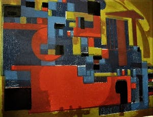 Wim Motz - E(preuve) D(artiste) Lithografie "Haven Rotterdam met tanker" 1956 - gesigneerd kopen? Bied vanaf 39!