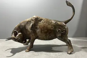 Pierre Chenet - Bronzen stier van Pierre Chenet kopen? Bied vanaf 400!