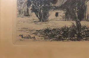 Jan Heesters - Ets, Boerderij - Ingelijst kopen? Bied vanaf 1!