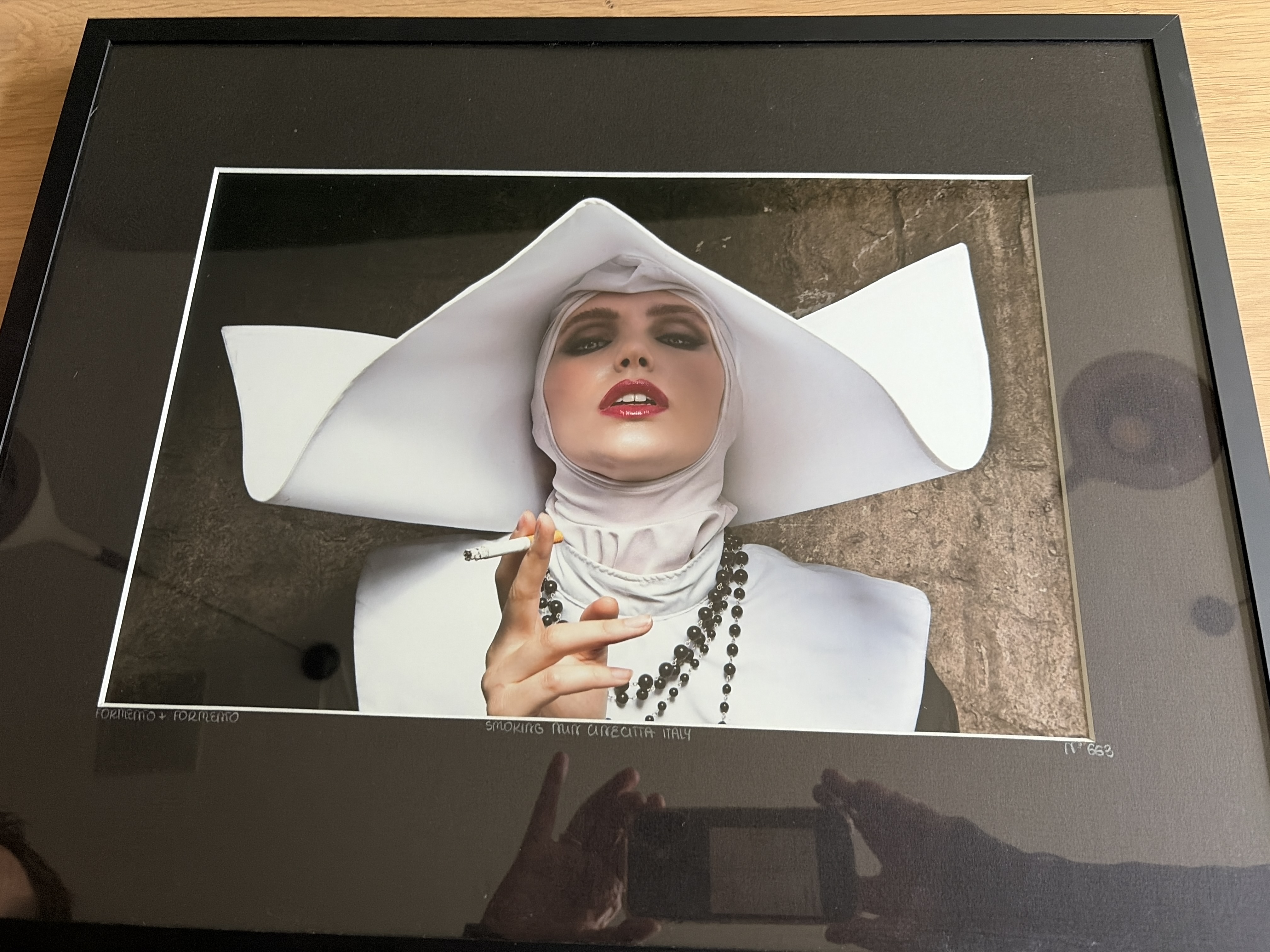 AcheterFormento & Formento - Smoking Nun, Cinecittà, Italy? Enchérissez de 3000!